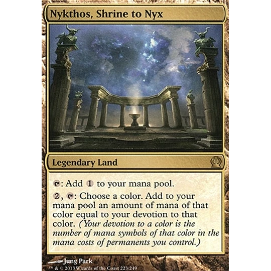 Nykthos, Shrine to Nyx - Theros (inglés)