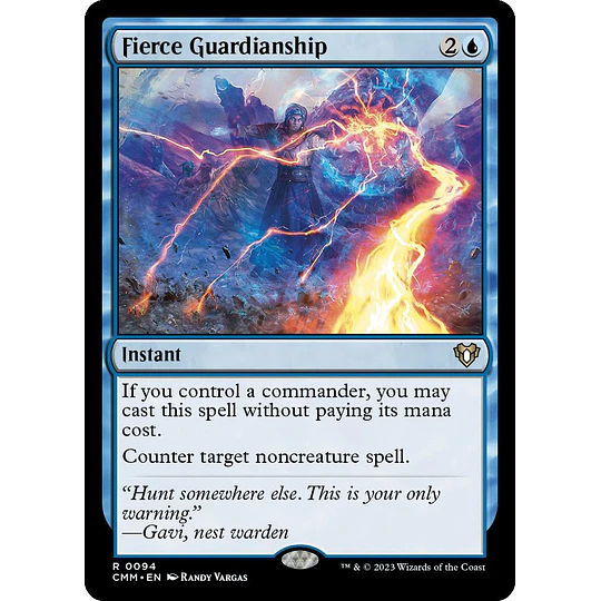 Fierce Guardianship - Commander Masters (inglés)