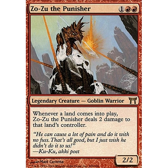 Zo-Zu the Punisher - Champions of Kamigawa (español)