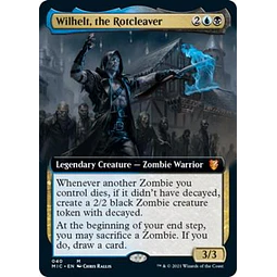 Wilhelt, the Rotcleaver - Innistrad: Midnight Hunt Commander Decks Variants (Extended Art) (inglés)