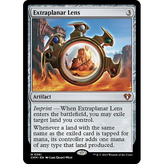 Extraplanar Lens - Commander Masters (inglés)