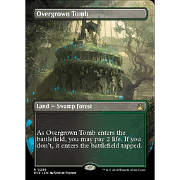 Overgrown Tomb - Ravnica Remastered Variants (0296 - Borderless) (inglés)
