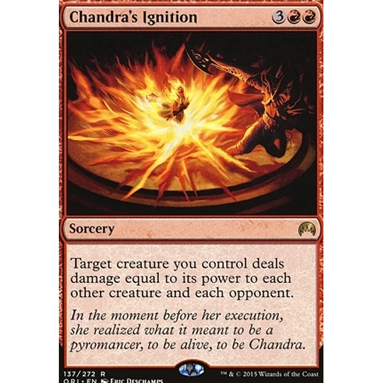 Chandra's Ignition - Magic Origins (español)