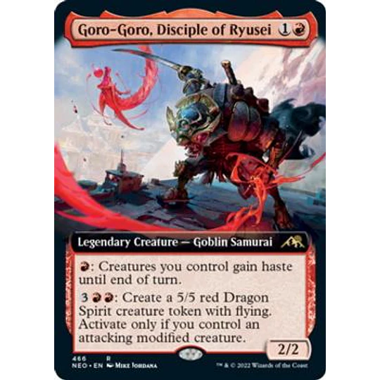 Goro-Goro, Disciple of Ryusei - Kamigawa: Neon Dynasty Variants (Extended Art) (ingles)