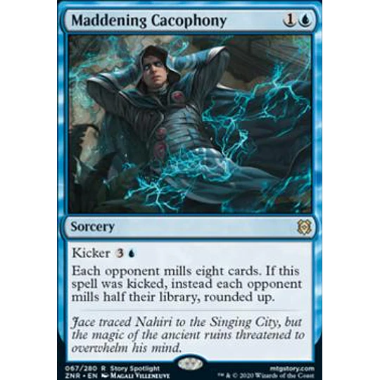 Maddening Cacophony - Zendikar Rising (ingles)