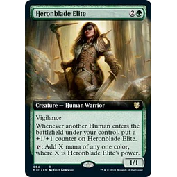 Heronblade Elite - Innistrad: Midnight Hunt Commander Decks Variants (Extended Art) (ingles)