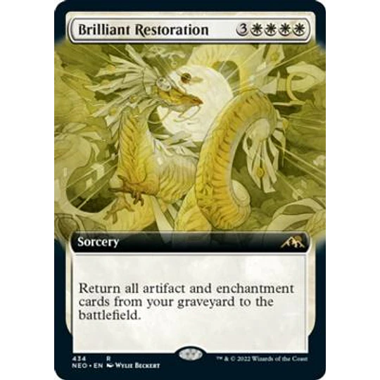 Brilliant Restoration - Kamigawa: Neon Dynasty Variants (Extended Art) (ingles)