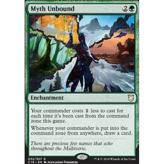 Myth Unbound - Commander 2018 (ingles)