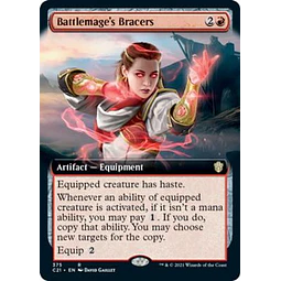 Battlemage's Bracers (Extended Art) - Commander 2021 Variants (ingles)