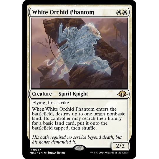 White Orchid Phantom - Modern Horizons 3 Foil (ingles)