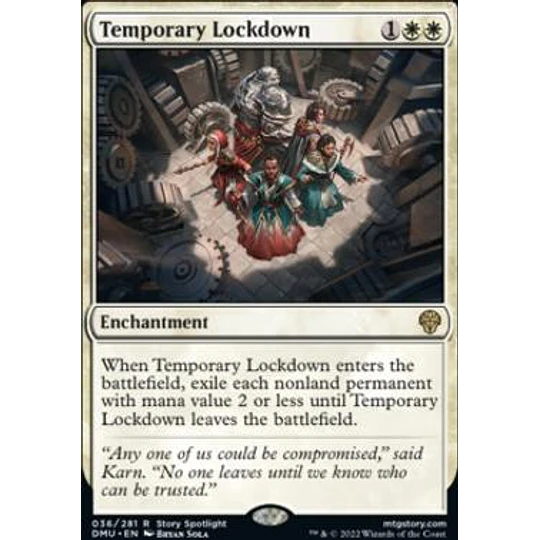 Temporary Lockdown - Dominaria United (ingles)