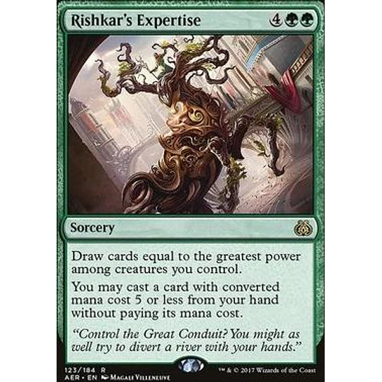 Rishkar's Expertise - Aether Revolt (español)