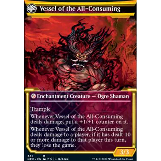 Hidetsugu Consumes All - Kamigawa: Neon Dynasty Variants (Showcase - 361) (ingles)