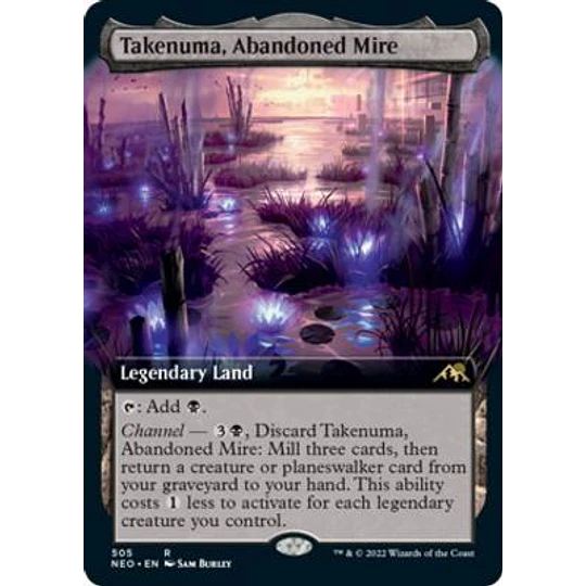 Takenuma, Abandoned Mire (Extended Art) - Kamigawa: Neon Dynasty Variants (inglés)