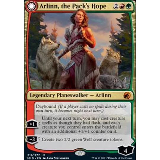 Arlinn, the Pack's Hope - Innistrad: Midnight Hunt (español)