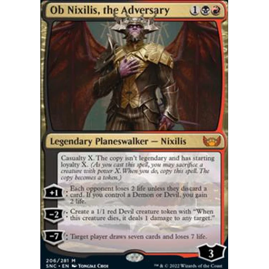 Ob Nixilis, the Adversary - Streets of New Capenna (ingles)