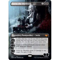 Sorin the Mirthless (Borderless) - Innistrad: Crimson Vow Variants: 