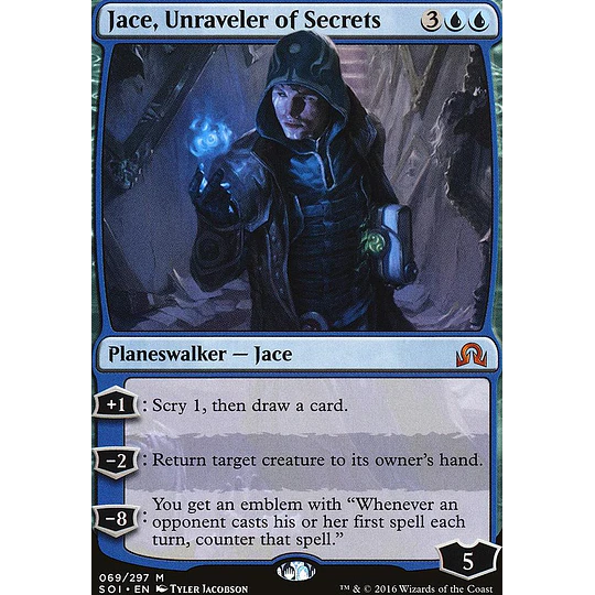Jace, Unraveler of Secrets - Shadows Over Innistrad (ingles)