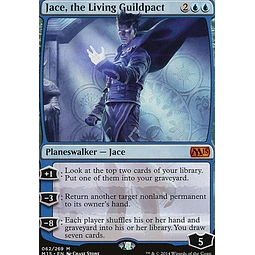 Jace, the Living Guildpact - 2015 Core Set Foil (español)