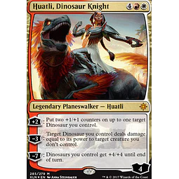 Huatli, Dinosaur Knight (Foil - Planeswalker Deck) - Ixalan (ingles)