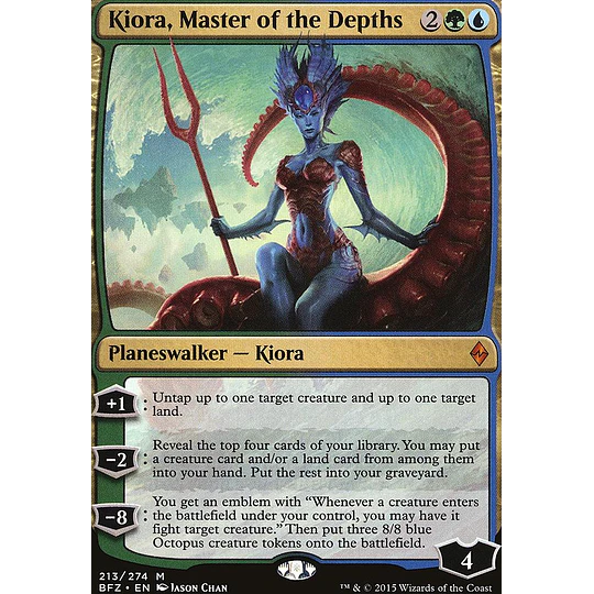 Kiora, Master of the Depths - Battle for Zendikar (ingles)