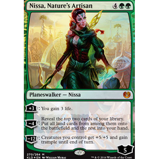 Nissa, Nature's Artisan (Foil - Planeswalker Deck) - Kaladesh (español)