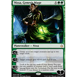 Nissa, Genesis Mage (Foil - Planeswalker Deck) - Hour of Devastation (español)