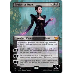 Professor Onyx (Borderless) - Strixhaven: School of Mages Variants (ingles)