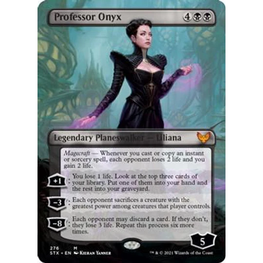 Professor Onyx (Borderless) - Strixhaven: School of Mages Variants (ingles)