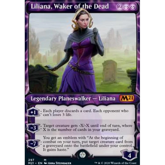 Liliana, Waker of the Dead (Showcase) - Core Set 2021 Variants (ingles)