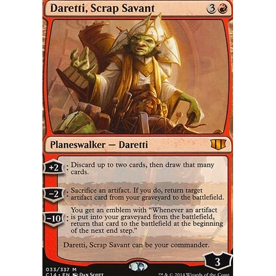 Daretti, Scrap Savant - Commander 2014 (ingles)