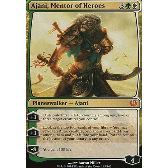 Ajani, Mentor of Heroes - Journey into Nyx (ingles)