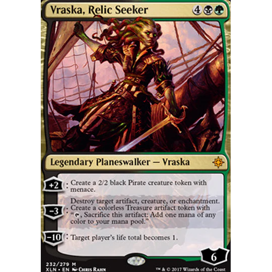Vraska, Relic Seeker - Ixalan (español)
