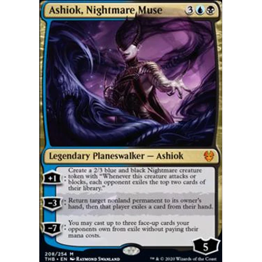 Ashiok, Nightmare Muse - Theros Beyond Death (español)