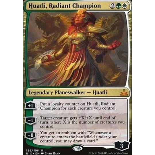 Huatli, Radiant Champion - Rivals of Ixalan (español)