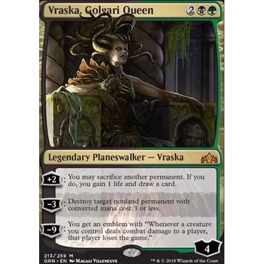 Vraska, Golgari Queen - Guilds of Ravnica (español)