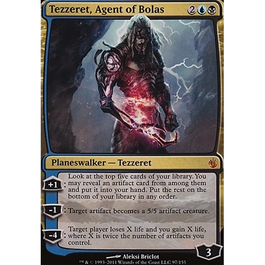 Tezzeret, Agent of Bolas - Mirrodin Besieged (español)