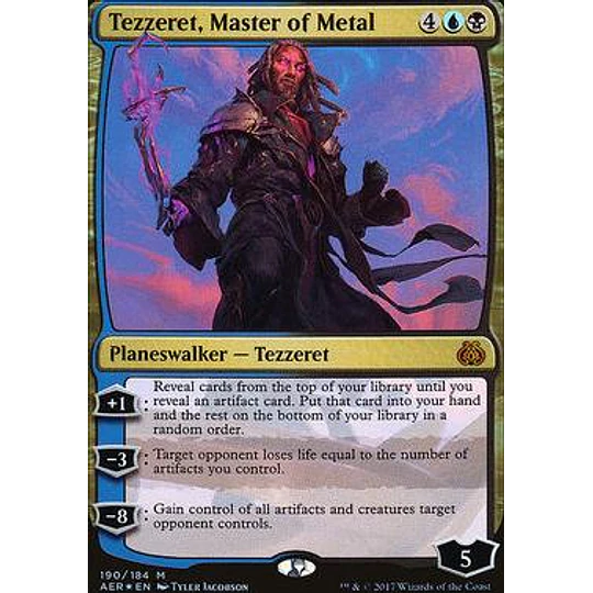 Tezzeret, Master of Metal (Foil - Planeswalker Deck) - Aether Revolt (español)