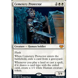 Cemetery Protector - Innistrad: Crimson Vow (ingles)