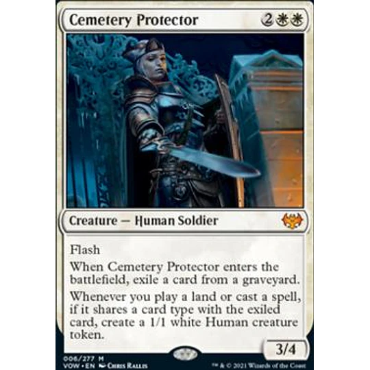 Cemetery Protector - Innistrad: Crimson Vow (ingles)