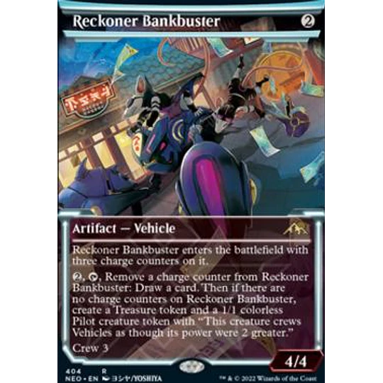 Reckoner Bankbuster (Showcase) - Kamigawa: Neon Dynasty Variants (ingles)