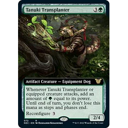 Tanuki Transplanter (Extended Art) - Kamigawa: Neon Dynasty Commander Decks Variants (ingles)