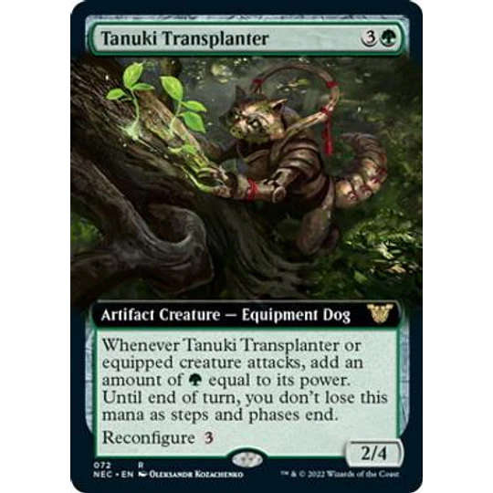 Tanuki Transplanter (Extended Art) - Kamigawa: Neon Dynasty Commander Decks Variants (ingles)