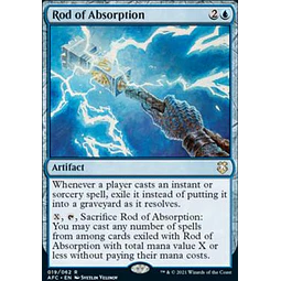 Rod of Absorption - Adventures in the Forgotten Realms Commander Decks (ingles)