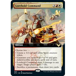Lorehold Command (Extended Art) - Strixhaven: School of Mages Variants (ingles)