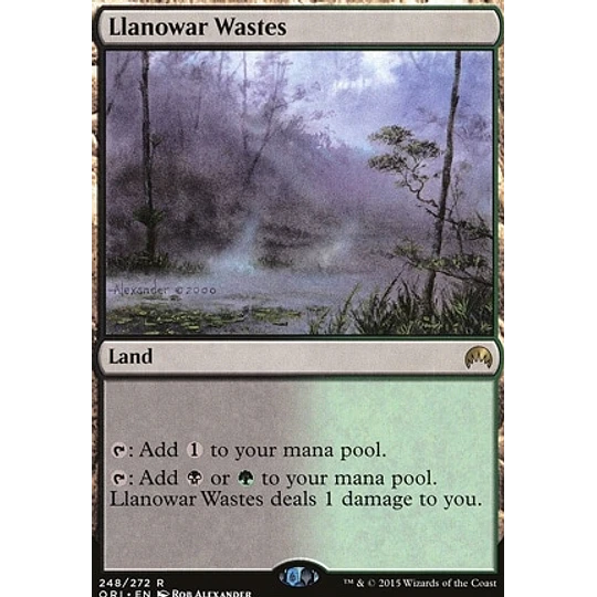 Llanowar Wastes - Magic Origins (inglés)