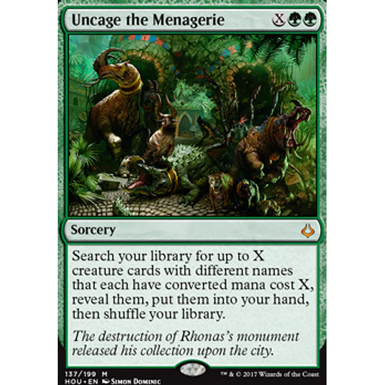 Uncage the Menagerie - Hour of Devastation (ingles)