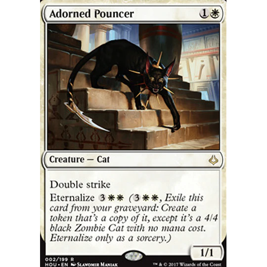 Adorned Pouncer - Hour of Devastation: Adorned Pouncer (inglés)