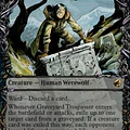 Graveyard Trespasser (Showcase) - Innistrad: Midnight Hunt Variants (ingles)