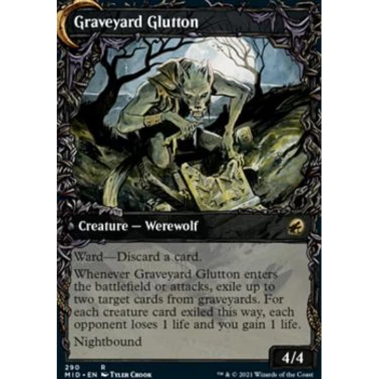 Graveyard Trespasser (Showcase) - Innistrad: Midnight Hunt Variants (ingles)